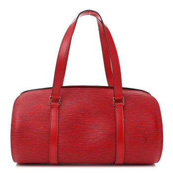 LOUIS VUITTON Epi Soufflot Castillan Red LOUIS VUITTON Epi Soufflot Castillan Red