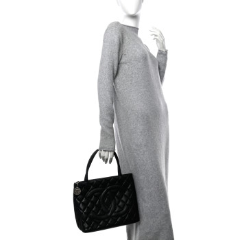 CHANEL Caviar Quilted Medallion Tote Black CHANEL Caviar Quilted Medallion Tote Black