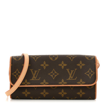 LOUIS VUITTON Monogram Pochette Twin PM