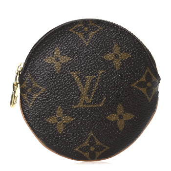 LOUIS VUITTON Monogram Round Coin Purse