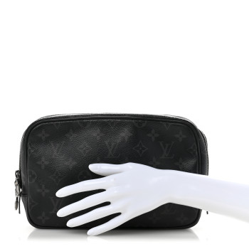 LOUIS VUITTON Monogram Eclipse Toilet Pouch GM