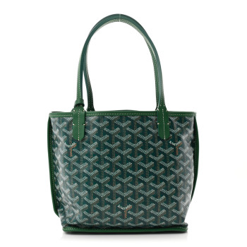 GOYARD Goyardine Reversible Mini Anjou Green