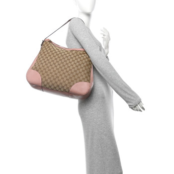 GUCCI GG Monogram Large Margaux Hobo Beige Soft Pink