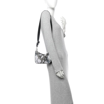 CHRISTIAN LOUBOUTIN Calfskin Amazonia Loubila Mini Chain Shoulder Bag Multicolor