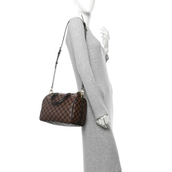 LOUIS VUITTON Damier Ebene Speedy Bandouliere 25