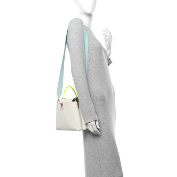LOUIS VUITTON Taurillon Plexiglass Mini Capucines White Green Blue Pink