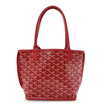 GOYARD Goyardine Reversible Mini Anjou Red