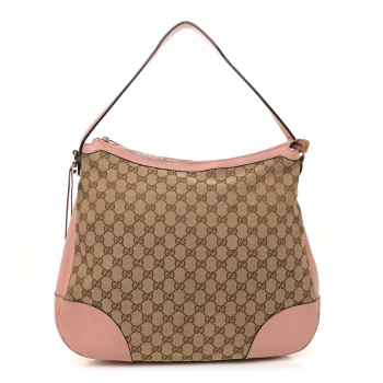 GUCCI GG Monogram Large Margaux Hobo Beige Soft Pink