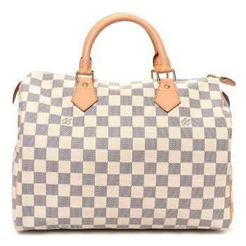 LOUIS VUITTON Damier Azur Speedy 30