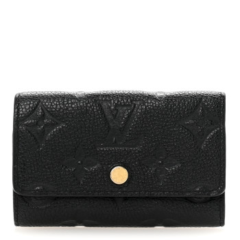 LOUIS VUITTON Empreinte Multicles 6 Key Holder Black