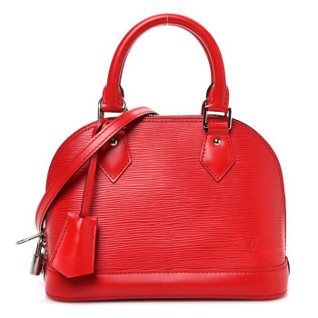 LOUIS VUITTON Epi Alma BB Carmine