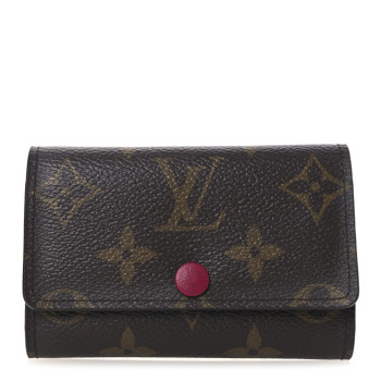 LOUIS VUITTON Monogram 6 Key Multicles Holder Fuchsia