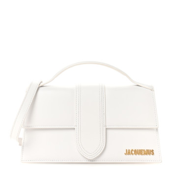 JACQUEMUS Smooth Calfskin Le Grand Bambino White