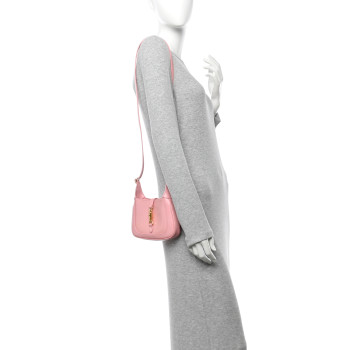 GUCCI Boarded Dyana Lux Calfskin Mini Jackie 1961 Hobo Wild Rose