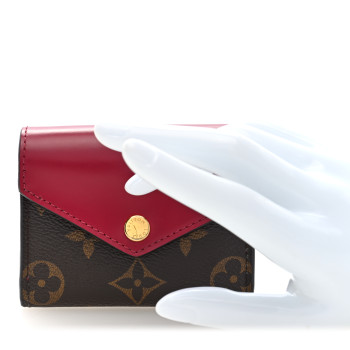 LOUIS VUITTON Monogram Zoe Wallet Fuchsia