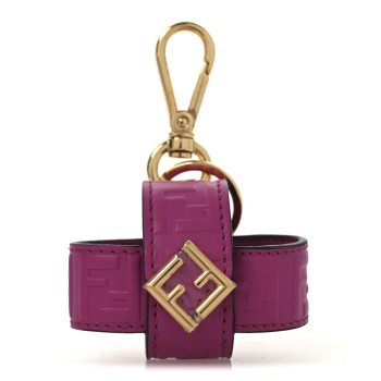 FENDI Vitello Soft F is Fendi AirPods Charm Pink