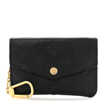 LOUIS VUITTON Empreinte Key Pouch Black