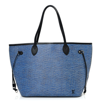 LOUIS VUITTON Epi Neverfull MM Denim Light