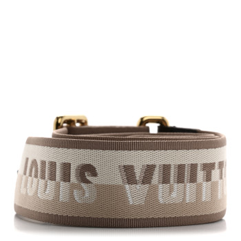 LOUIS VUITTON Jacquard Speedy Bandouliere 20 Shoulder Strap Beige Brown