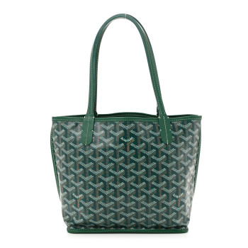 GOYARD Goyardine Reversible Mini Anjou Green