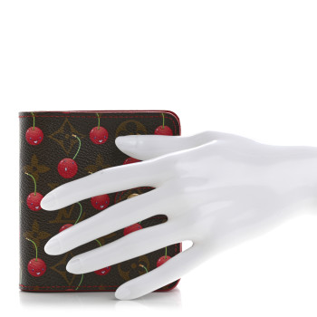 LOUIS VUITTON Monogram Cerises Compact Zipped Wallet