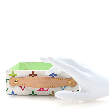 LOUIS VUITTON LV X TM Monogram Multicolor Georges Desk Tray PM White