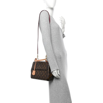 LOUIS VUITTON Monogram Cluny BB Bordeaux Fuchsia