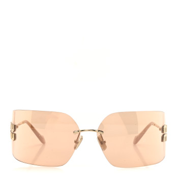 MIU MIU Metal Runway Sunglasses SMU54Y Gold