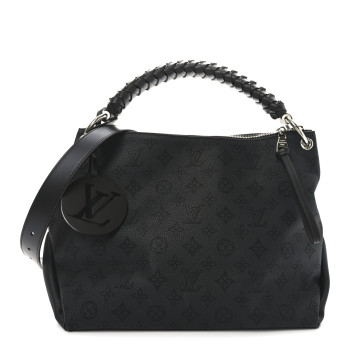 LOUIS VUITTON Mahina Beaubourg Hobo MM Black