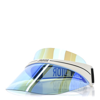 CHRISTIAN DIOR Mirrored DiorClub1 Sun Visor Blue