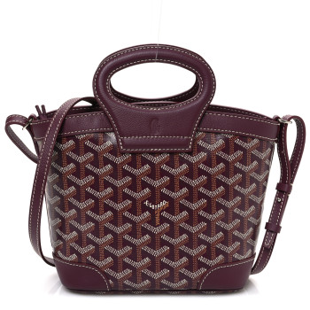 GOYARD Goyardine Beluga Mini Burgundy