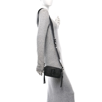 MARC JACOBS Saffiano Snapshot Camera Bag Black