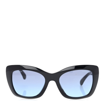 CHANEL Acetate Square Sunglasses 71395A Navy