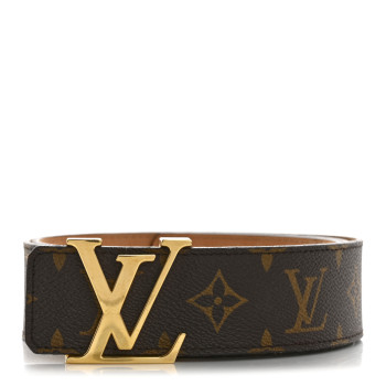 LOUIS VUITTON Monogram 40mm LV Initiales 95 38 Belt