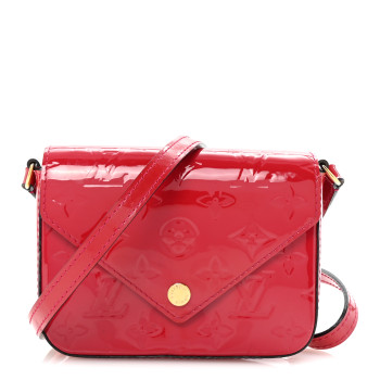 LOUIS VUITTON Vernis Mini Sac Lucie Rose Indien