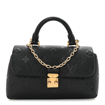 LOUIS VUITTON Empreinte Monogram Nano Madeleine Black