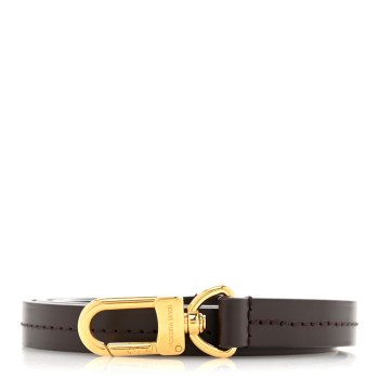 LOUIS VUITTON Calfskin 12mm Eva Shoulder Strap Brown