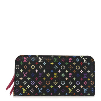 LOUIS VUITTON Monogram Multicolor Insolite Wallet Black Grenade