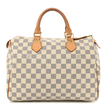 LOUIS VUITTON Damier Azur Speedy 30