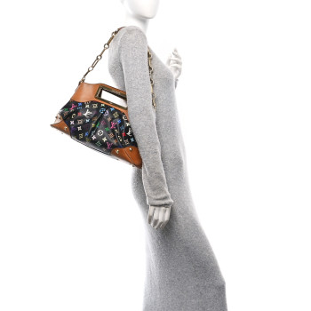 LOUIS VUITTON Monogram Multicolor Judy MM Black