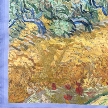 LOUIS VUITTON Wool Silk Masters Van Gogh Shawl