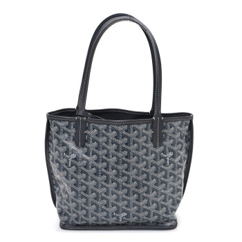 GOYARD Goyardine Reversible Mini Anjou Grey