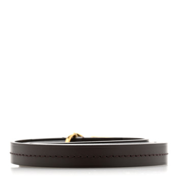 LOUIS VUITTON Calfskin 12mm Eva Shoulder Strap Brown