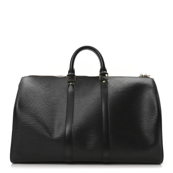 LOUIS VUITTON Epi Keepall 45 Black