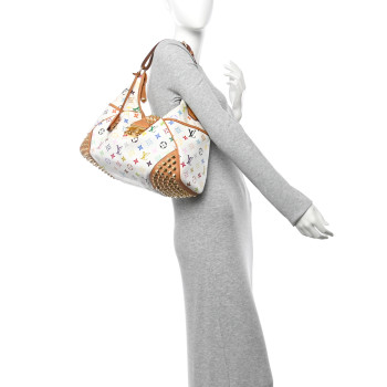LOUIS VUITTON Monogram Multicolor Chrissie White