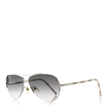 LOUIS VUITTON Damier Azur Petite Viola Pilote Aviator Sunglasses Z0570U