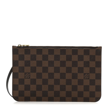 LOUIS VUITTON Damier Ebene Neverfull MM GM Pochette