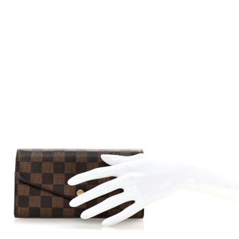 LOUIS VUITTON Damier Ebene Sarah Wallet NM