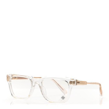 CHROME HEARTS Acetate Ambidixtrous Iridescent Glasses Transparent