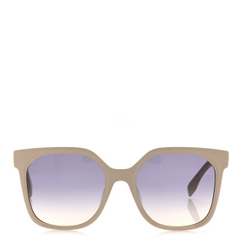 FENDI Acetate Square Sunglasses FE40007F Beige